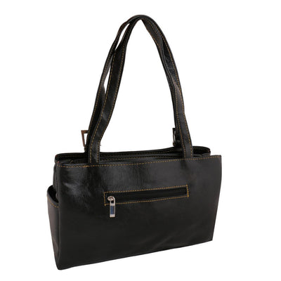 Sukkhi Unique Black Shoulder Handbag-1