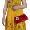 Sukkhi Traditional Red Clutch Handbag-3