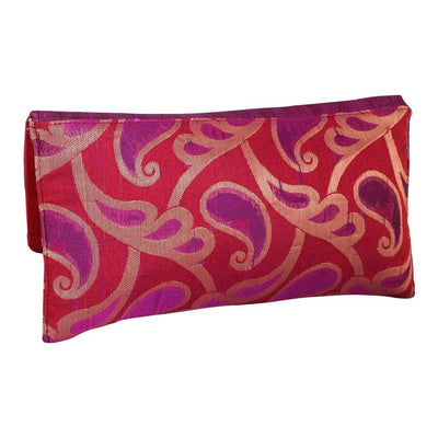 Sukkhi Opulent Purple Clutch Handbag-2