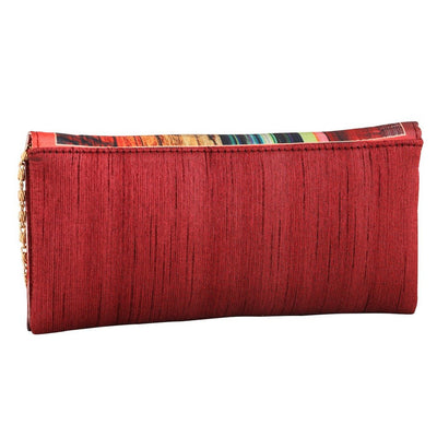 Sukkhi Designer Multicoloured Print Clutch Handbag-1