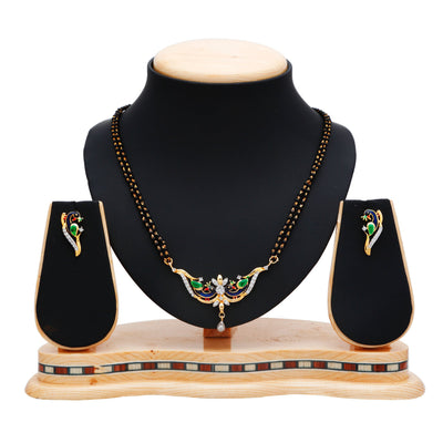 Sukkhi Valentine Collection Artistically Peacock Gold Plated CZ Combo For Women Pack Of 5-6