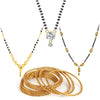 Sukkhi Traditional Gold Plated Mangalsutra & Bangle Combo For Women