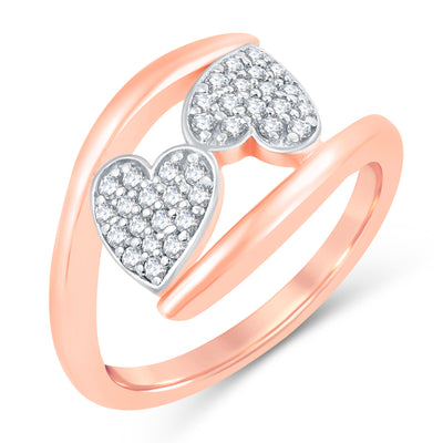 Sukkhi Valentine Special Rose Gold Plated Bracelet & Ring Combo For Women