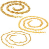 Sukkhi Glimmery Gold Plated Unisex Combo Chain