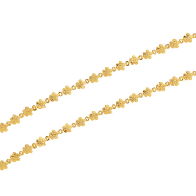 Sukkhi Glimmery Gold Plated Unisex Combo Chain