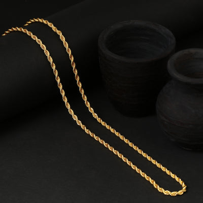 Sukkhi Dazzling Gold Plated Unisex Combo Chain