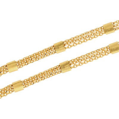 Sukkhi Elegant Gold Plated Unisex Combo Chain