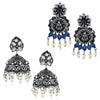 Sukkhi Ethnic Oxidised Pearl Earring Combo For Women