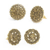Sukkhi Exclusive Oxidised Gold Plated Floral Stud Earring Combo For Women
