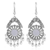 Sukkhi Glimmery Oxidised Plated Floral Dangle Earring Combo For Women