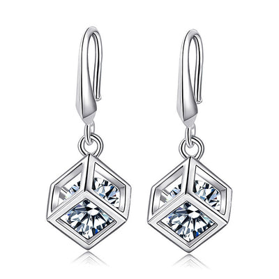 Sukkhi Modish Crystal Rhodium Plated Floral Earring Combo For Women