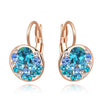 Sukkhi Charming Crystal Rose Gold Plated Floral Earring Combo For Women