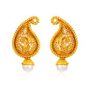 Sukkhi Astonish Pearl Gold Plated Floral Earring Combo For Women