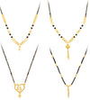 Sukkhi Stunning Gold Plated Mangalsutra Pendant Combo for Women