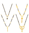 Sukkhi Elegant Gold Plated Mangalsutra Pendant Combo for Women