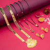 Sukkhi Traditional Gold Plated Combo Mangalsutra Set for Women