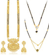 Sukkhi Splendid Gold Plated Combo Mangalsutra Set for Women