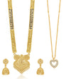 Sukkhi Glimmery Gold Plated Combo Mangalsutra Set for Women