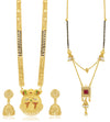 Sukkhi Gleaming Gold Plated Combo Mangalsutra Set for Women