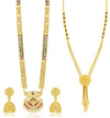 Sukkhi Resplendent Gold Plated Combo Mangalsutra Set for Women