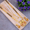 Sukkhi Resplendent Gold Plated Combo Mangalsutra Set for Women