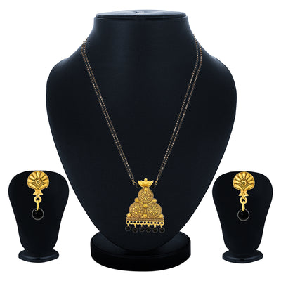 Sukkhi Elegant Gold Plated Mangalsutra Combo For Women