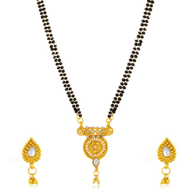 Sukkhi Incrediable Gold Plated Mangalsutra Combo For Women