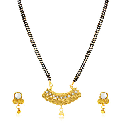 Sukkhi Incrediable Gold Plated Mangalsutra Combo For Women