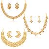 Sukkhi Incredible LCT Gold Plated Leafy Necklace Set Combo for Women