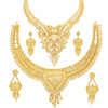 Sukkhi Attractive 24 Carat Gold Plated Choker Necklace Set Combo For Women