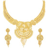Sukkhi Ethnic 24 Carat Gold Plated Choker Necklace Set Combo For Women