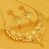 Sukkhi Ethnic 24 Carat Gold Plated Choker Necklace Set Combo For Women