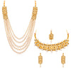 Sukkhi Dazzling Gold Plated Combo Necklace Set For Women