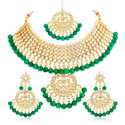 Sukkhi Attractive Gold Plated Combo Necklace Set for Women