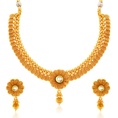 Sukkhi Exclusive Gold Plated Combo Necklace Set for Women