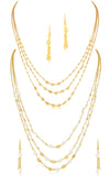 Sukkhi Gleaming Gold Plated Combo Necklace Set for Women