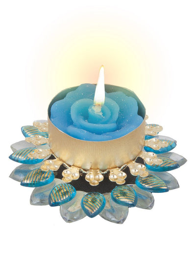 Sukkhi Exclusive Diya Candle in Blue