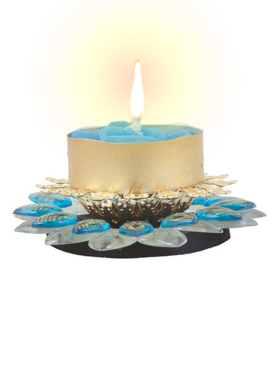 Sukkhi Exclusive Diya Candle in Blue-1