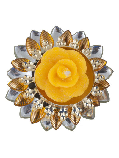 Sukkhi Best-Selling Diya Candle in Bright Yellow-2