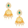 Sukkhi Splendid Pearl Gold Plated Kundan Jhumki Earring for Women