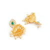 Sukkhi Splendid Pearl Gold Plated Kundan Jhumki Earring for Women