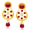Sukkhi Marquise Gold Plated Dangle Earring For Women