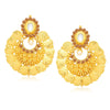 Sukkhi Elegant Gold Plated Chandbali Earrings For Women