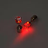 Sukkhi Stylish Red Round Shaped LED Colorful Party Dance Unisex Stud Earring