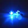 Sukkhi Shimmering Blue Start Shaped LED Colorful Party Dance Unisex Stud Earring