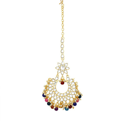 Sukkhi Moddish Gold Plated Kundan Chandbali Earring for Women