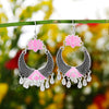 Sukkhi Ritzy Rhodium Plated Chandbali Earring for Women