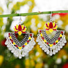 Sukkhi Classy Rhodium Plated Chandbali Earring for Women