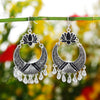 Sukkhi Shimmering Rhodium Plated Chandbali Earring for Women