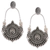 Sukkhi Tibale Oxidised Plated Lotus Earring for Women
